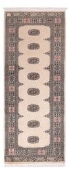Pakistani Rug 77x195cm - Oriental Rug - Runner / Beige / 77 x 195 cm Runner