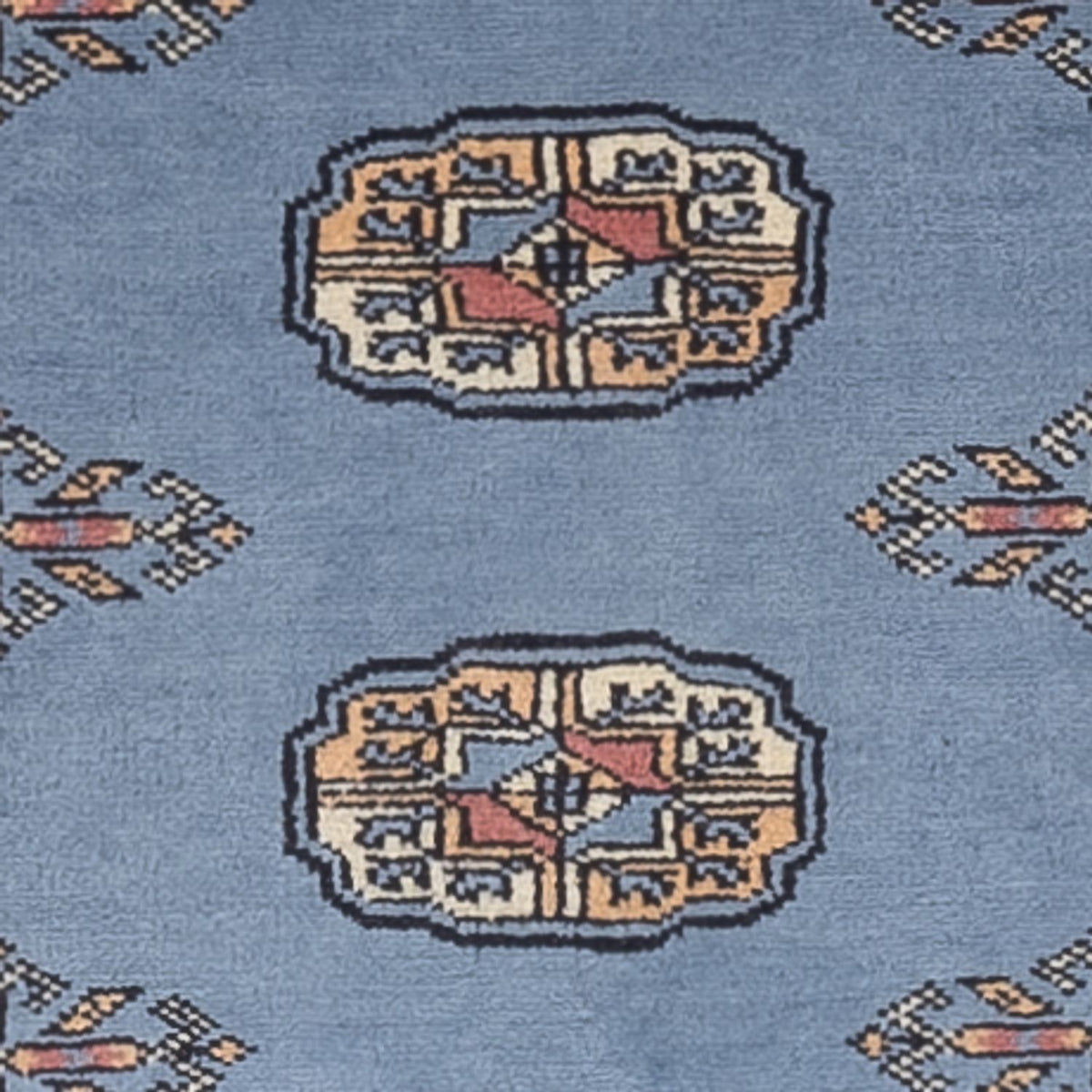 Runner Pakistani Rug - 197 x 77 cm - blue