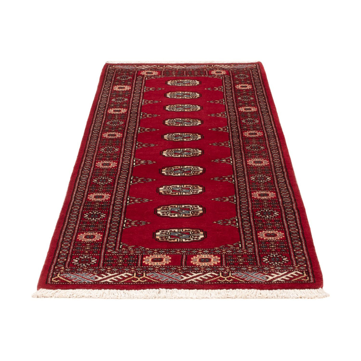 Runner Pakistani Rug - 200 x 79 cm - red