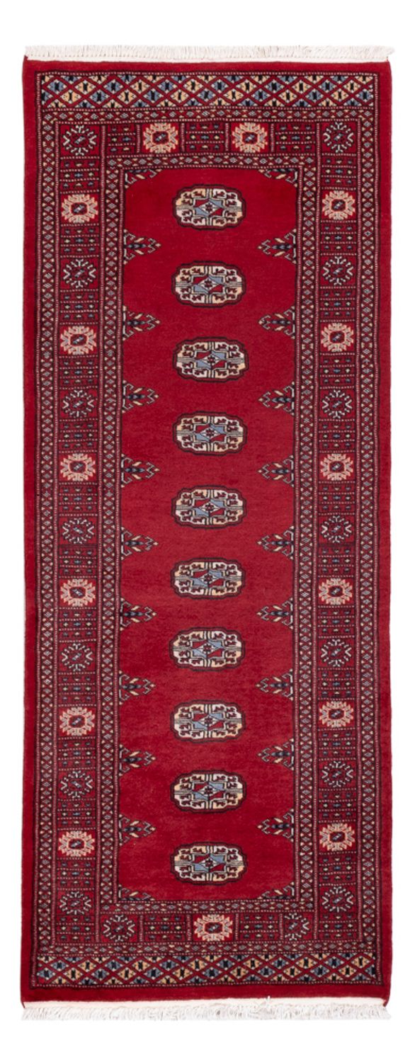 Runner Pakistani Rug - 203 x 80 cm - red