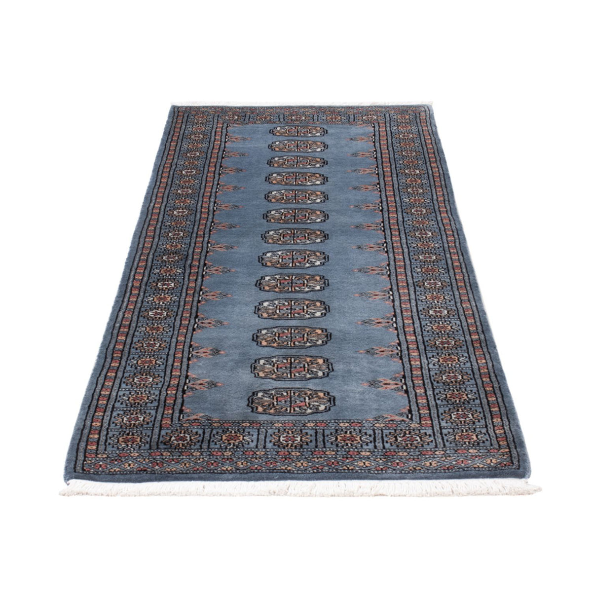 Runner Pakistani Rug - 189 x 75 cm - blue