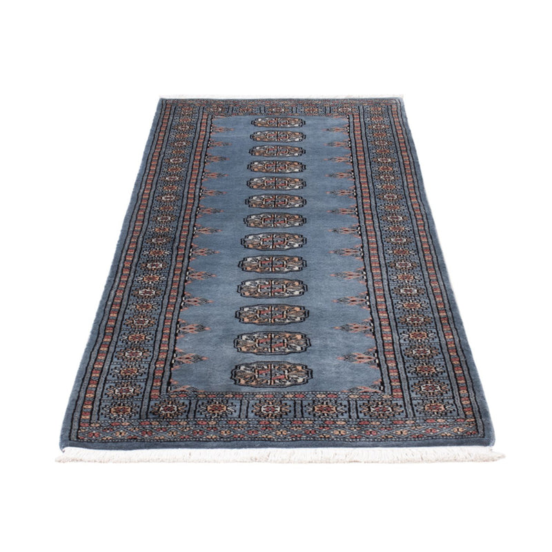 Runner Pakistani Rug - 189 x 75 cm - blue