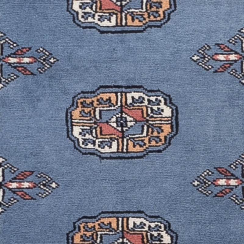 Runner Pakistani Rug - 199 x 80 cm - blue