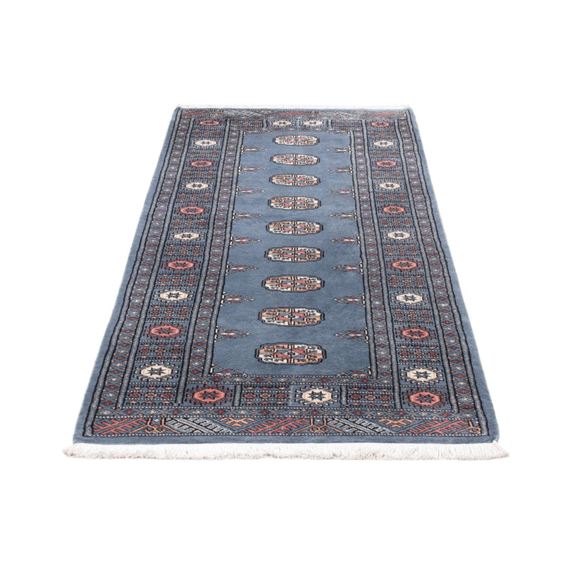 Runner Pakistani Rug - 199 x 80 cm - blue