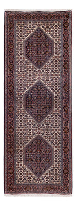 Runner Perser Rug - Bidjar - 210 x 77 cm - dark brown
