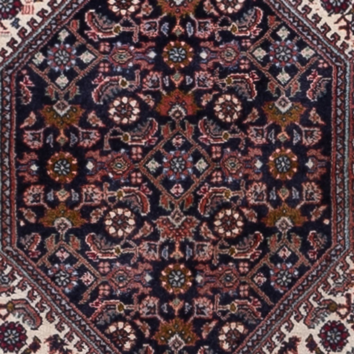 Runner Perser Rug - Bidjar - 210 x 77 cm - dark brown