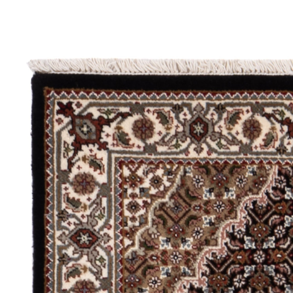 Runner Oriental Rug - Tabriz - 204 x 80 cm - dark beige