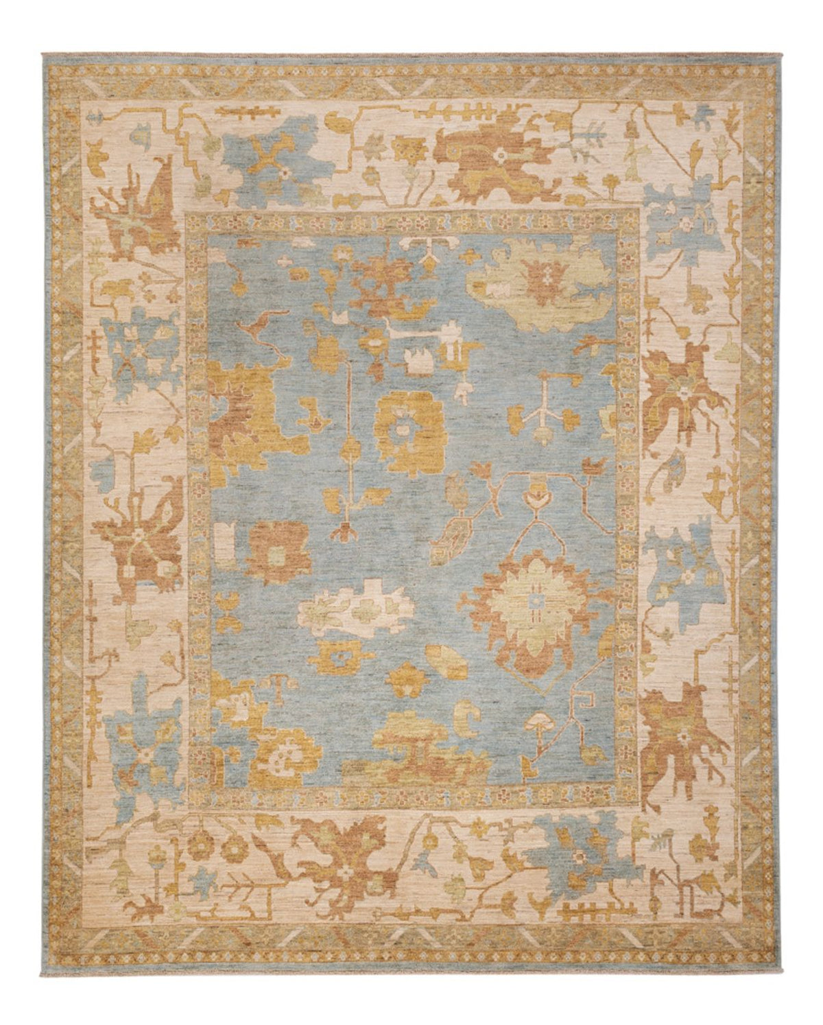 Ziegler Rug - Usak - 306 x 245 cm - turquoise