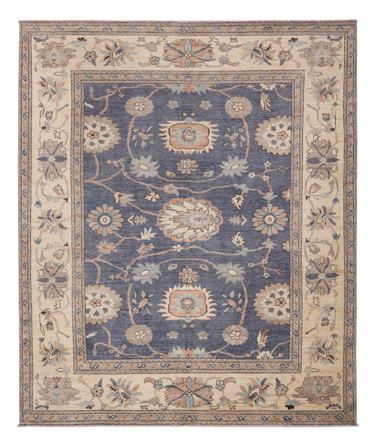 Ziegler Rug - Usak - 298 x 249 cm - sea blue