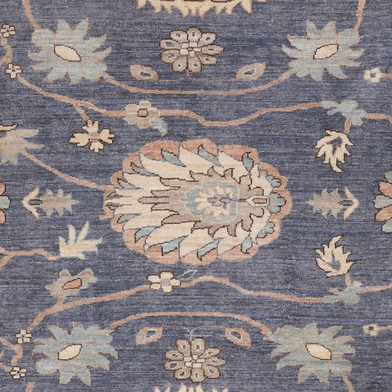 Ziegler Rug - Usak - 298 x 249 cm - sea blue