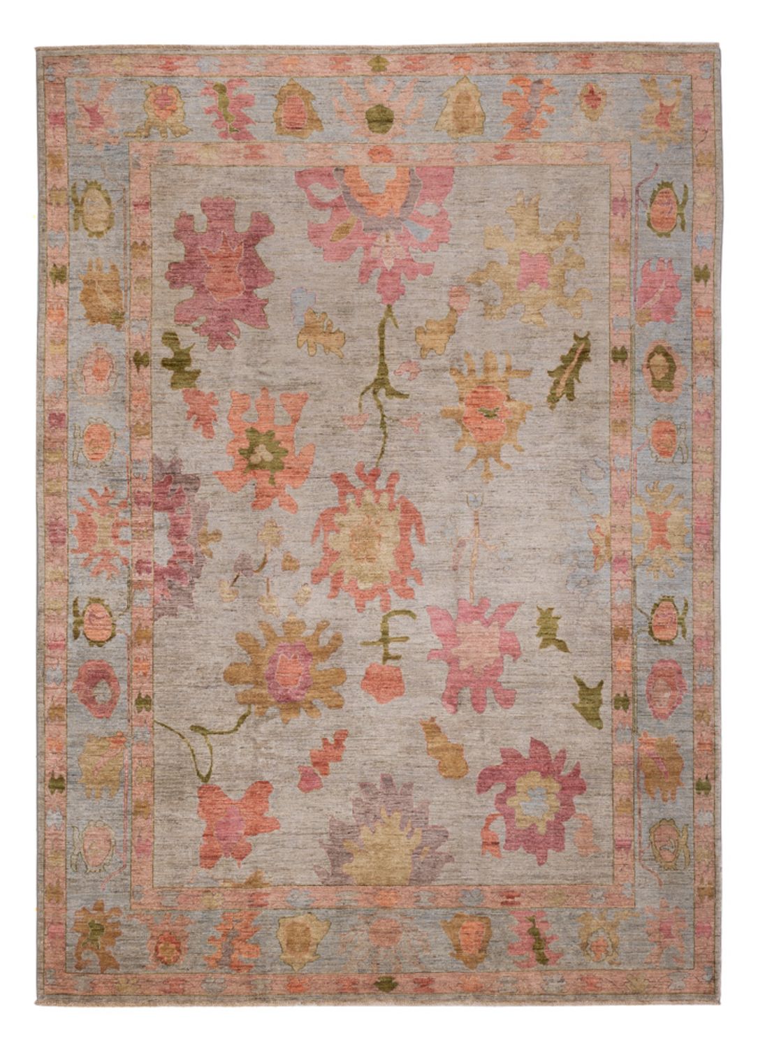 Ziegler Rug - Usak - 335 x 244 cm - dark beige