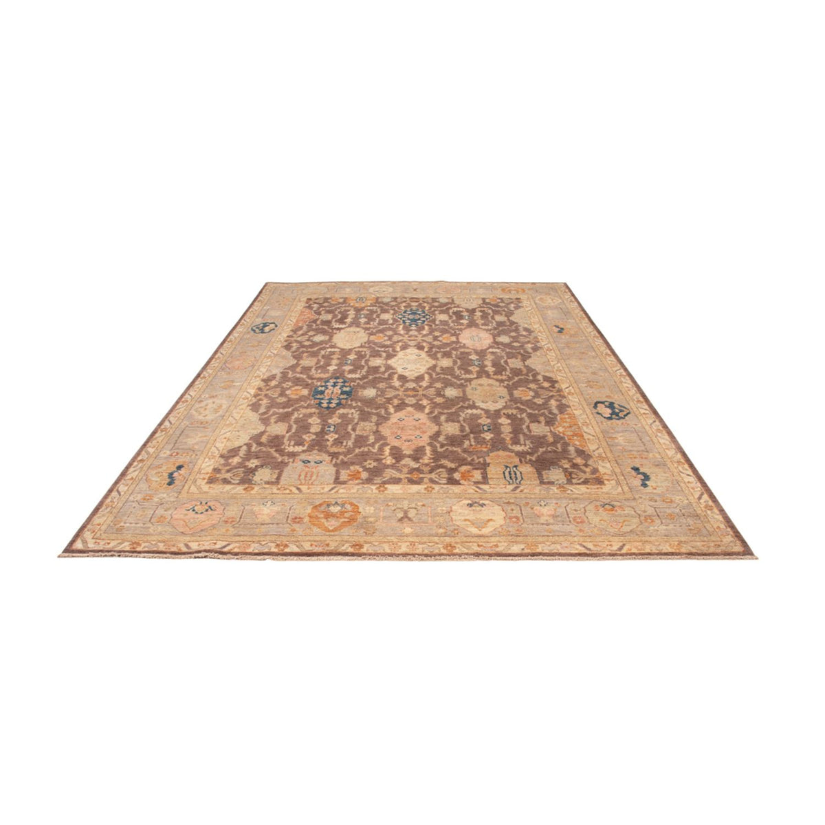 Ziegler Rug - Usak - 353 x 244 cm - dark beige