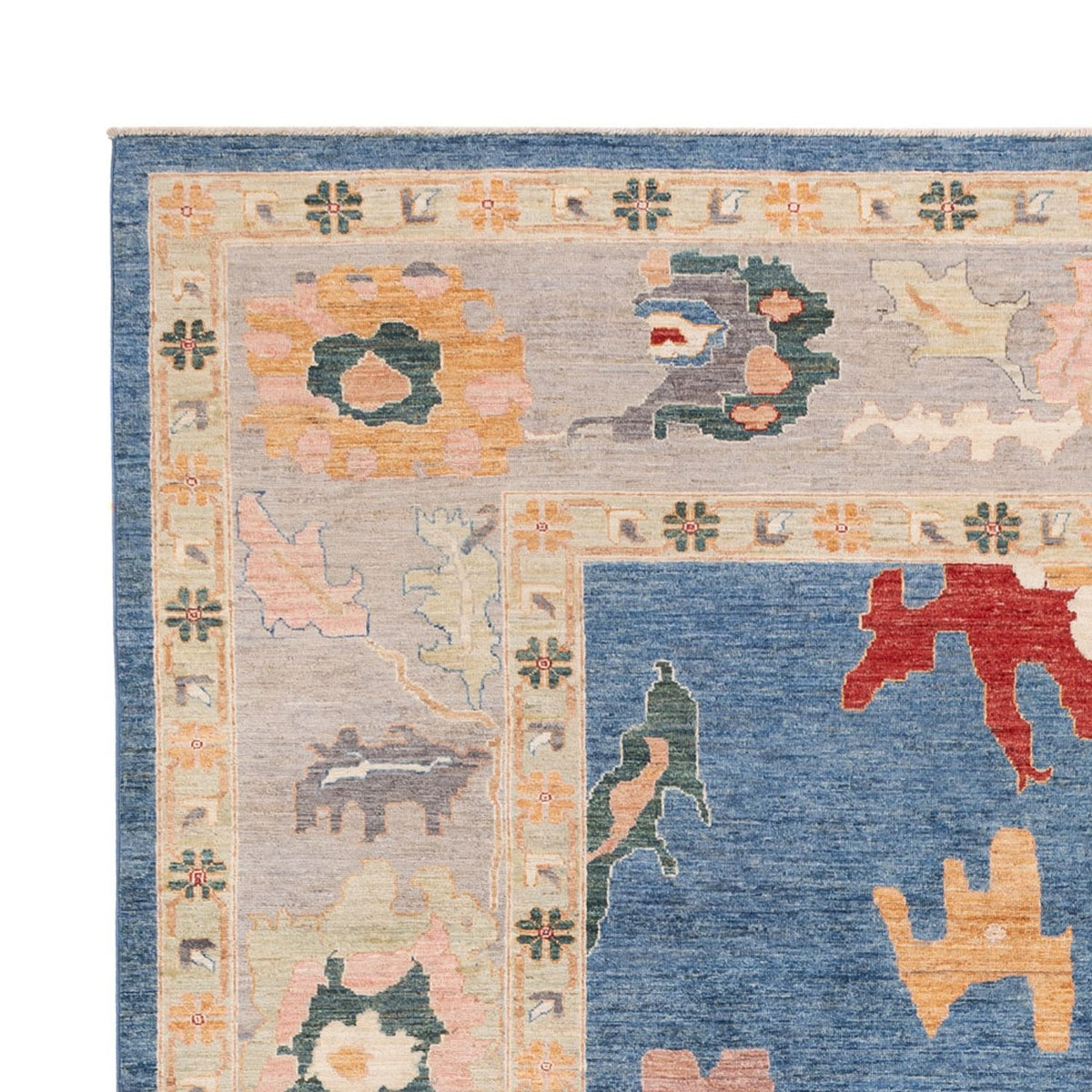 Ziegler Rug - Usak - 334 x 252 cm - blue