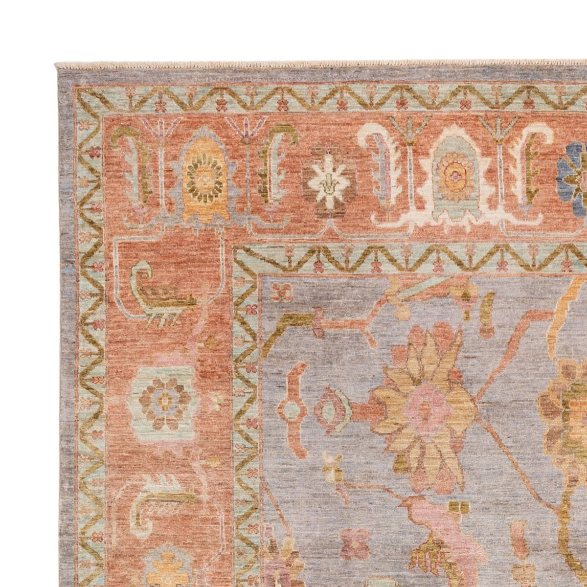 Ziegler Rug - Usak - 306 x 243 cm - light blue