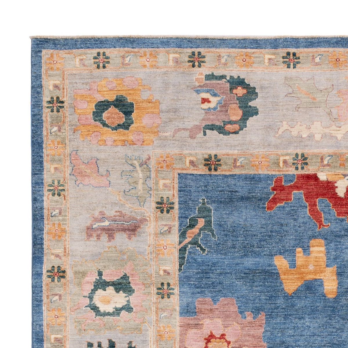 Ziegler Rug - Usak - 289 x 244 cm - blue