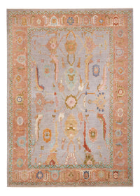 Ziegler Rug - Usak - 346 x 243 cm - light blue