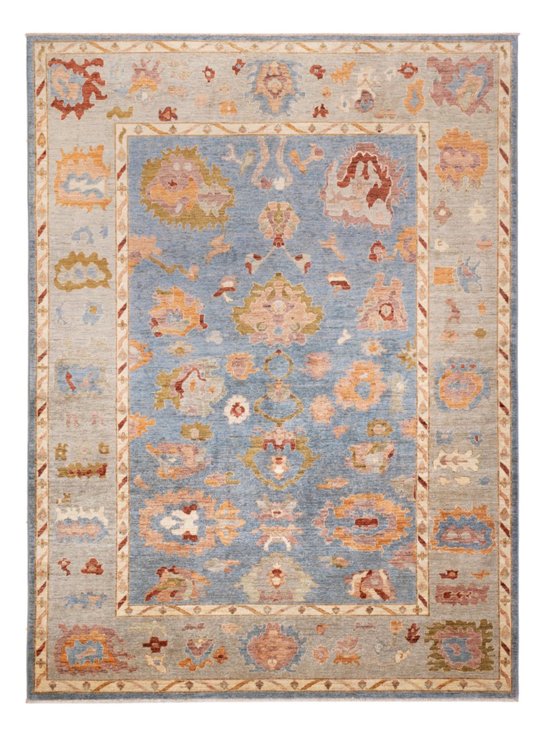 Ziegler Rug - Usak - 332 x 242 cm - blue