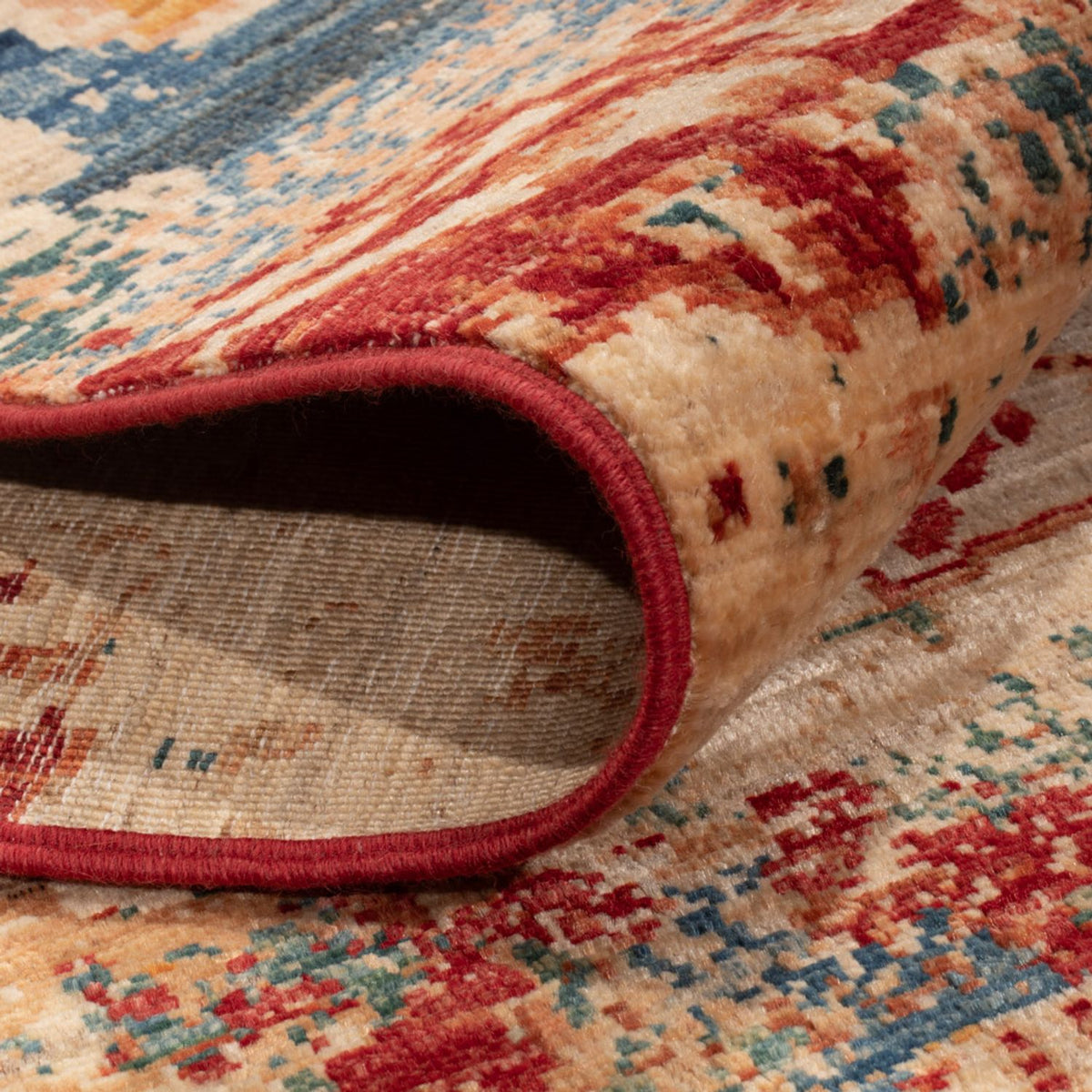 Designer Rug - 198 x 155 cm - multicolored