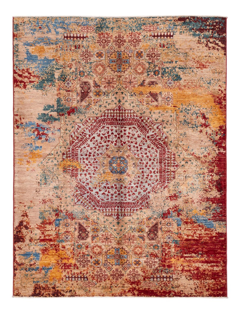 Designer Rug - 201 x 152 cm - multicolored