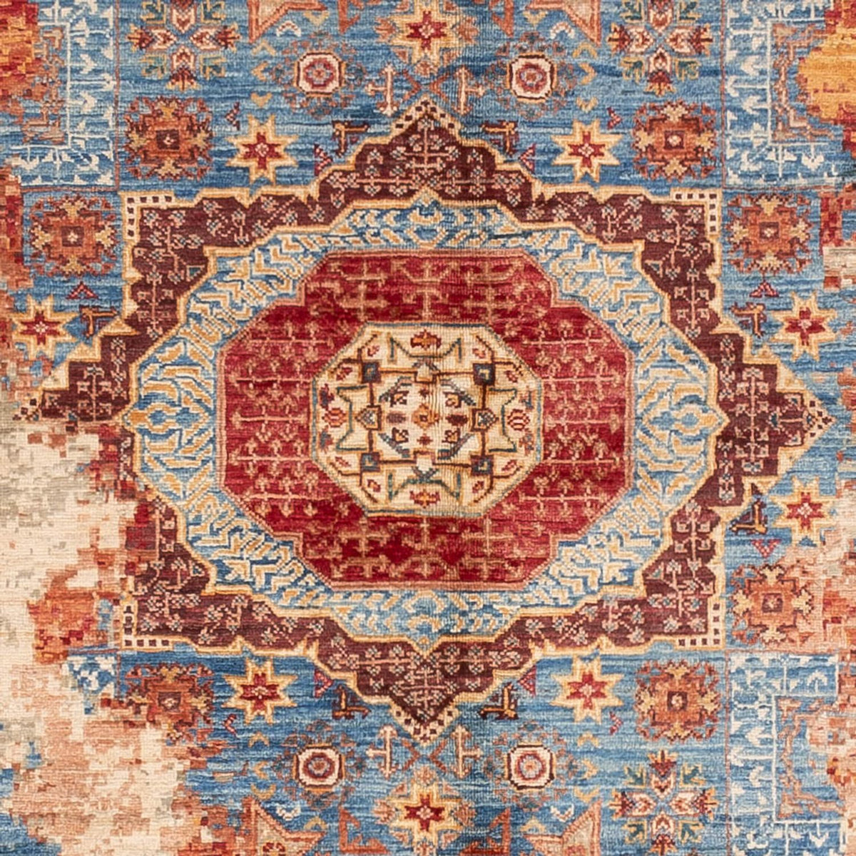 Designer Rug - 198 x 153 cm - multicolored