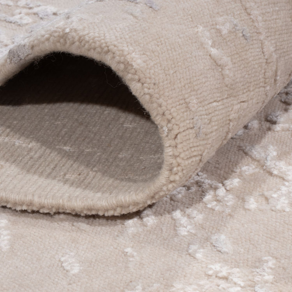 Designer Rug - 208 x 151 cm - beige