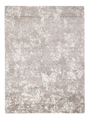 Designer Rug - 203 x 152 cm - silver