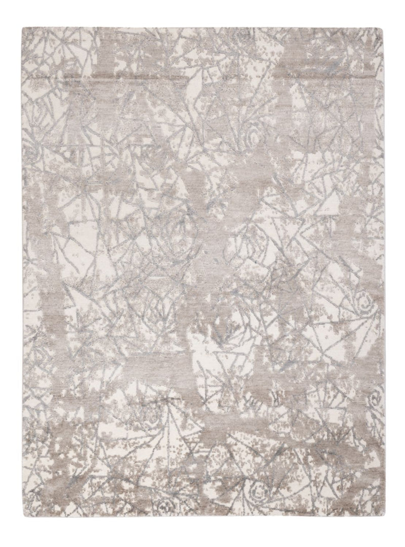 Designer Rug - 203 x 152 cm - silver