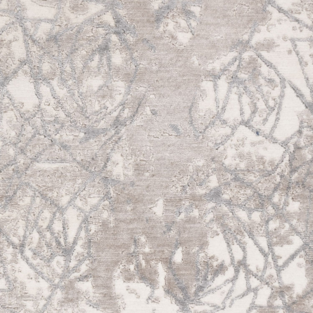 Designer Rug - 203 x 152 cm - silver