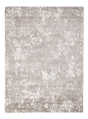 Designer Rug - 206 x 154 cm - silver