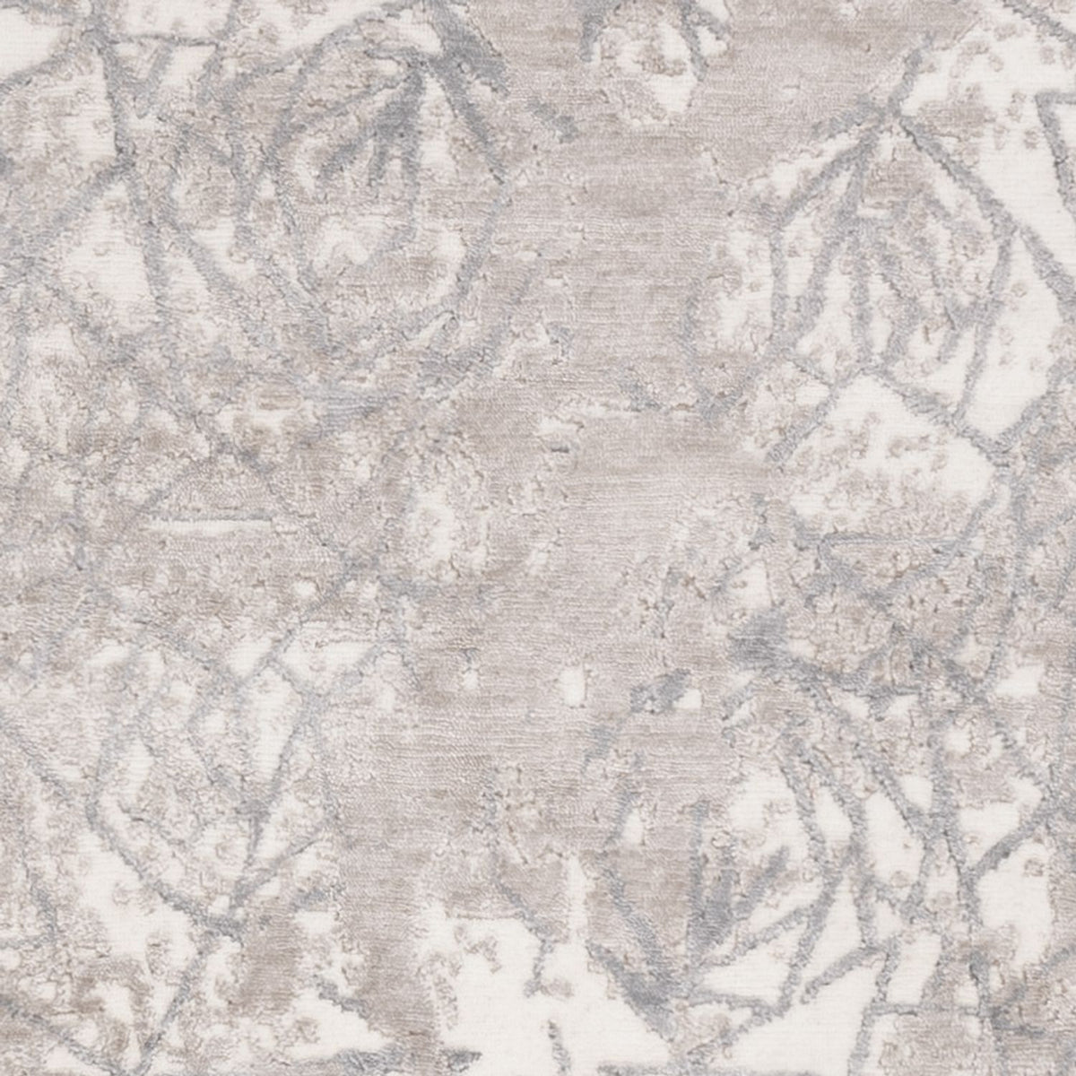 Designer Rug - 206 x 154 cm - silver