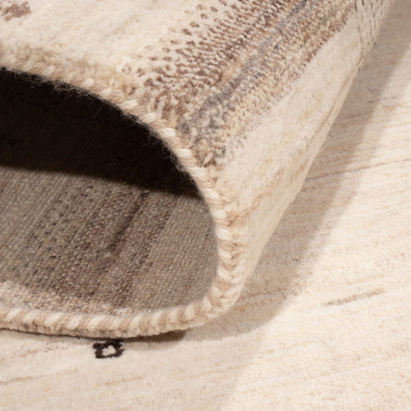 Gabbeh Rug - Loribaft Indus - 207 x 156 cm - silver