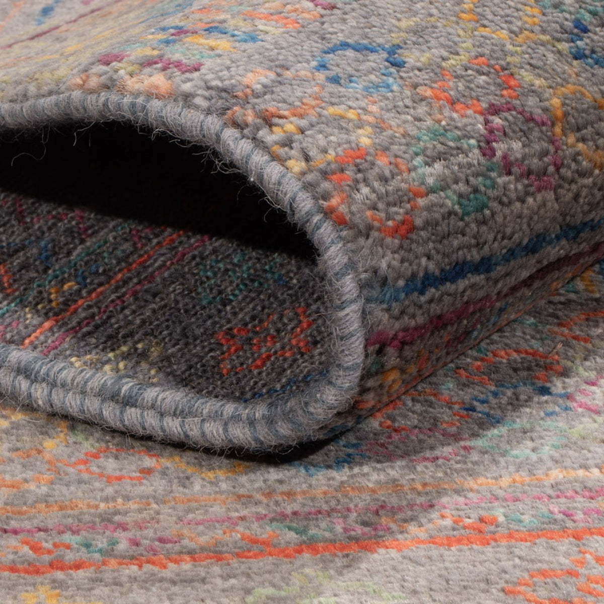 Designer Rug - 205 x 152 cm - dark blue