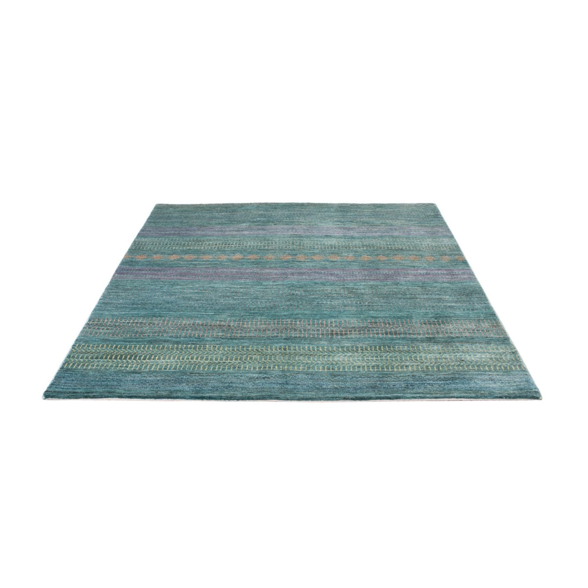 Designer Rug - 196 x 152 cm - dark green