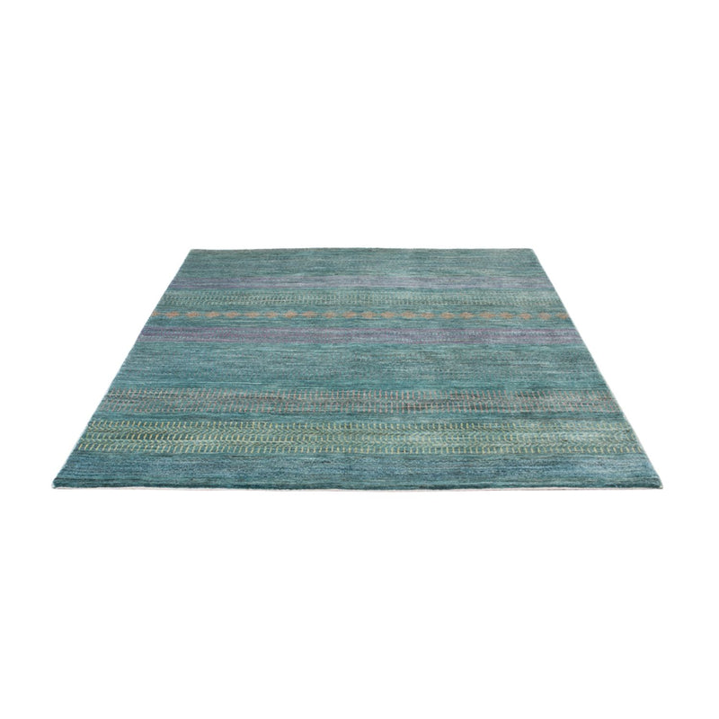 Designer Rug - 196 x 152 cm - dark green