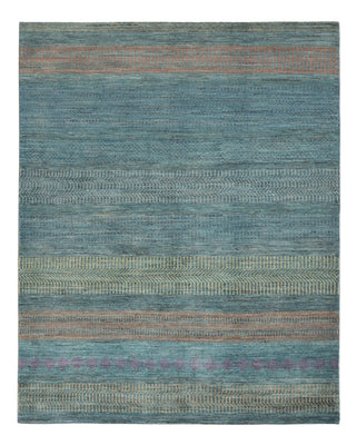 Designer Rug - 195 x 154 cm - dark green