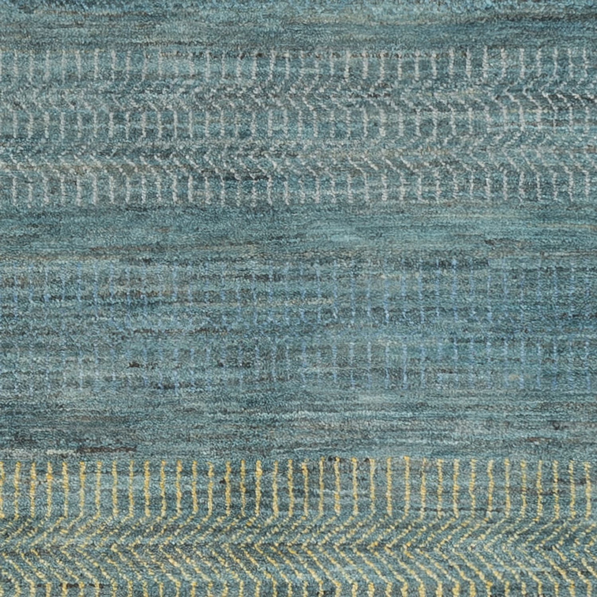 Designer Rug - 195 x 154 cm - dark green