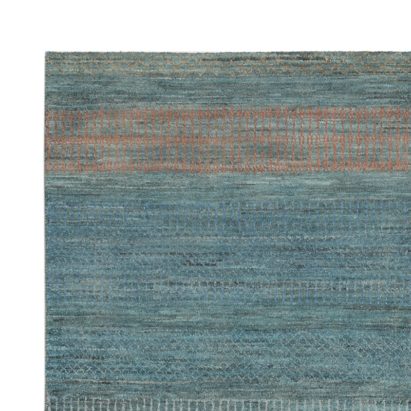Designer Rug - 195 x 154 cm - dark green