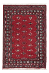 Pakistani Rug - 199 x 140 cm - red