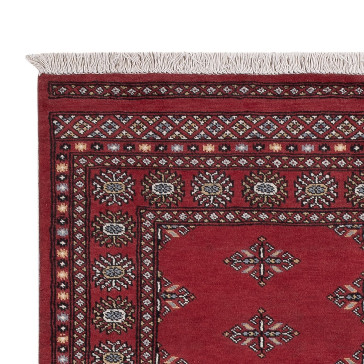 Pakistani Rug - 215 x 137 cm - red
