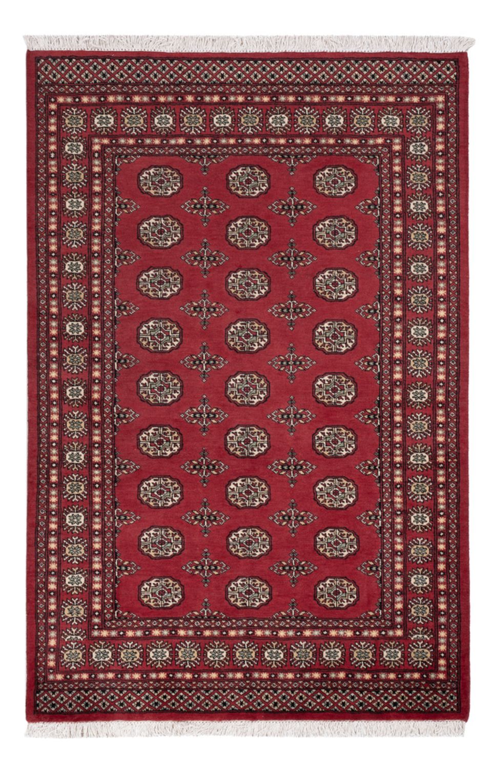 Pakistani Rug - 210 x 139 cm - red
