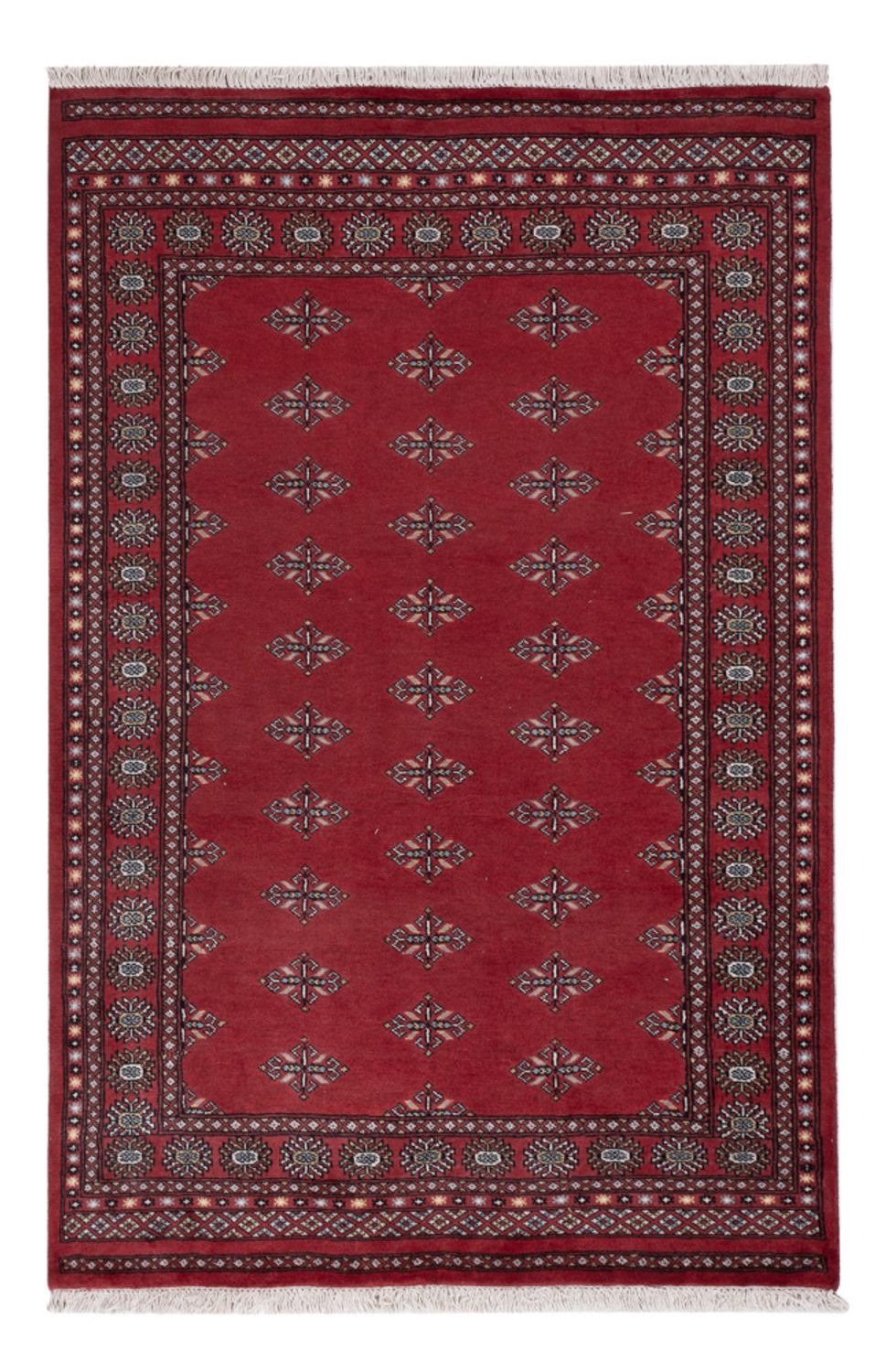 Pakistani Rug - 205 x 138 cm - red