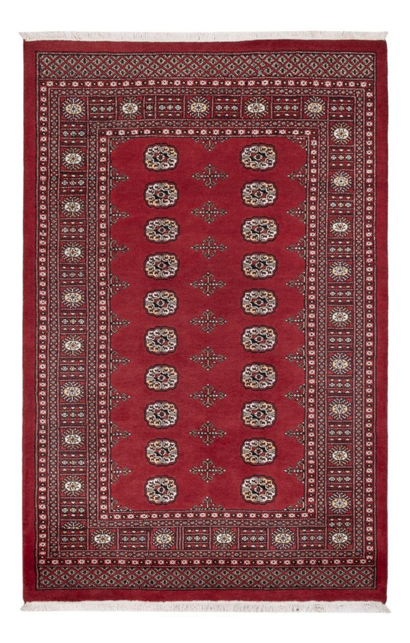 Pakistani Rug - 216 x 139 cm - red