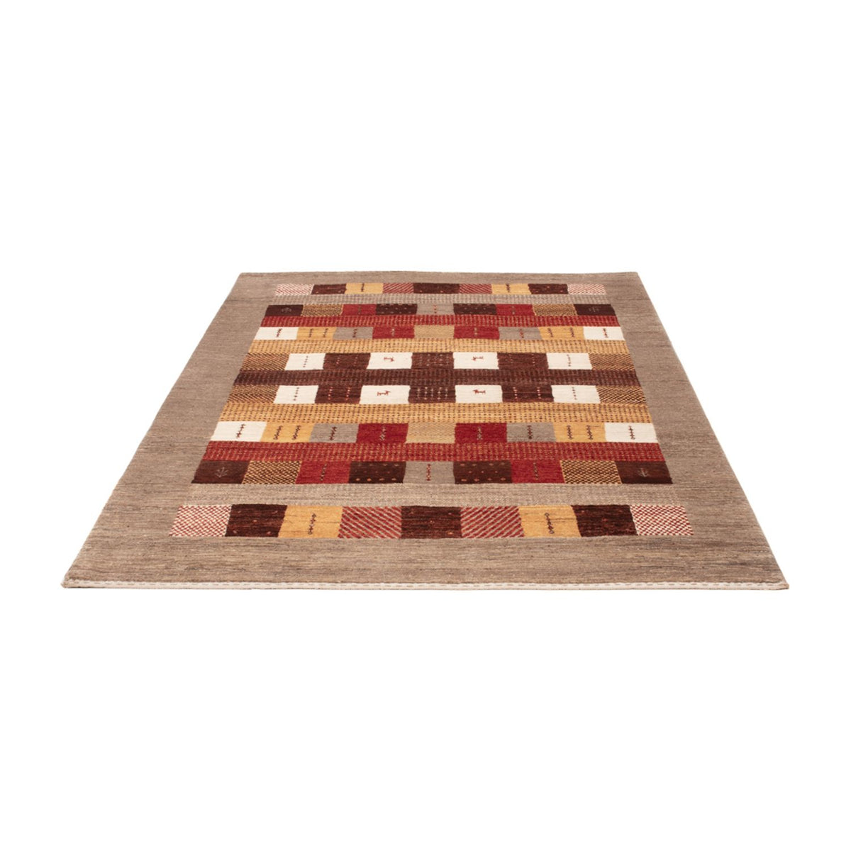 Gabbeh Rug - Loribaft Indus - 204 x 143 cm - multicolored