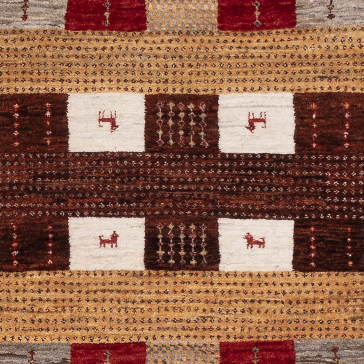 Gabbeh Rug - Loribaft Indus - 209 x 152 cm - multicolored