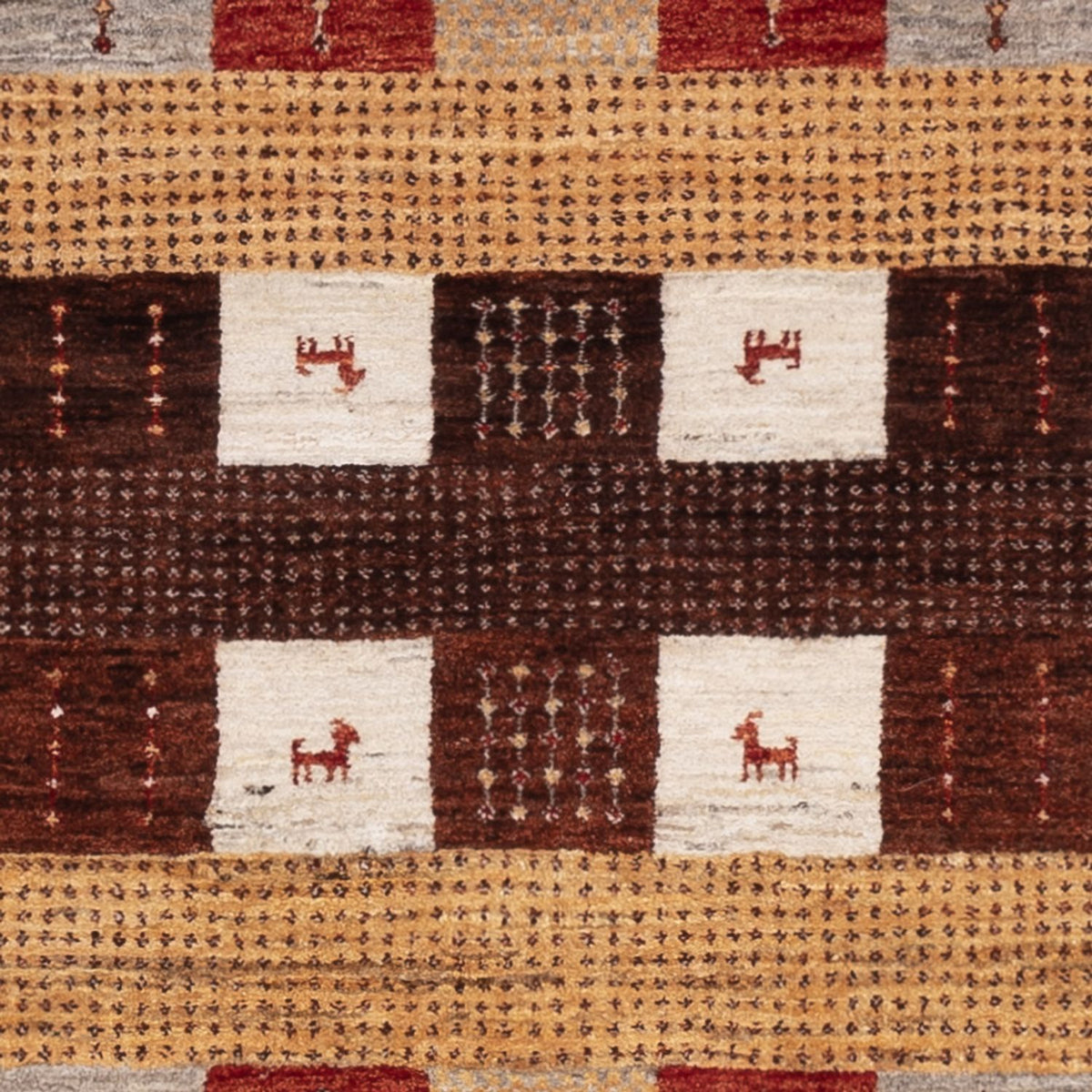 Gabbeh Rug - Loribaft Indus - 205 x 150 cm - multicolored