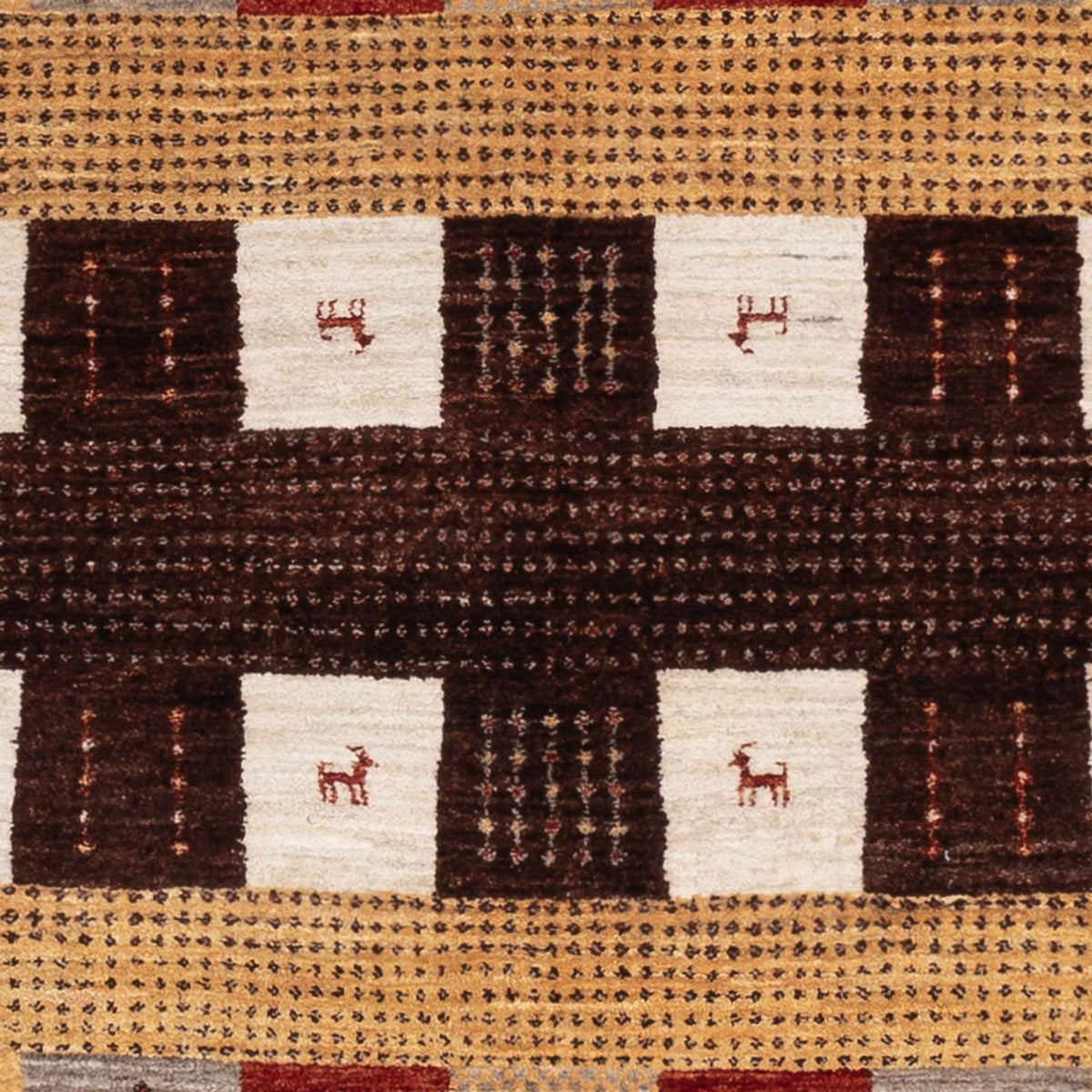 Gabbeh Rug - Loribaft Indus - 216 x 147 cm - multicolored