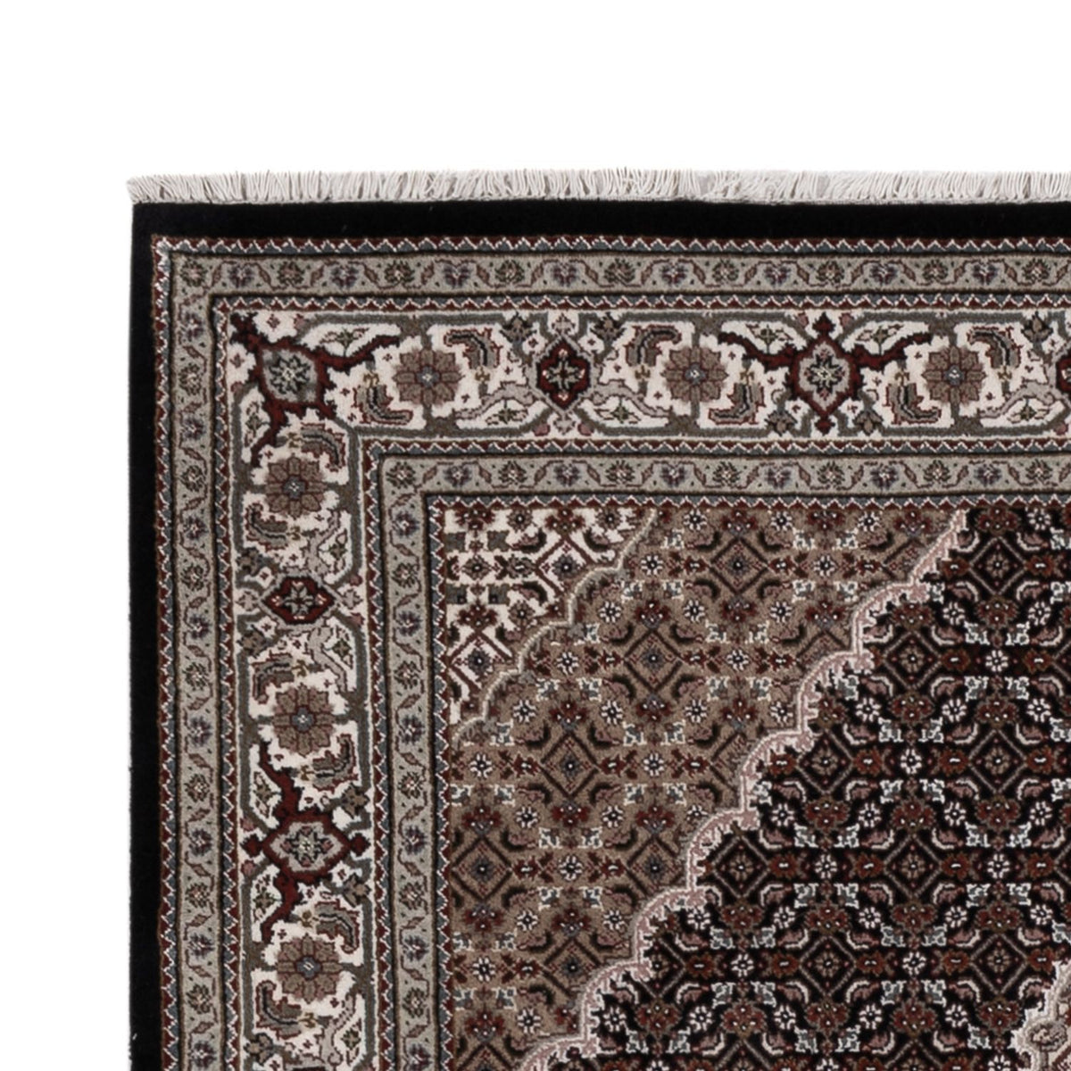 Oriental Rug - Tabriz - 204 x 141 cm - dark grey