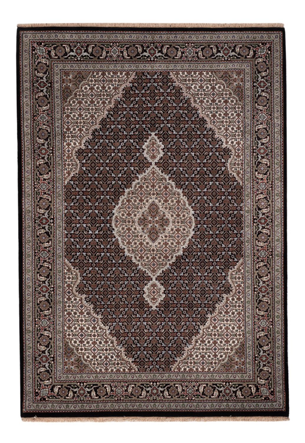 Oriental Rug - Tabriz - 205 x 143 cm - dark grey