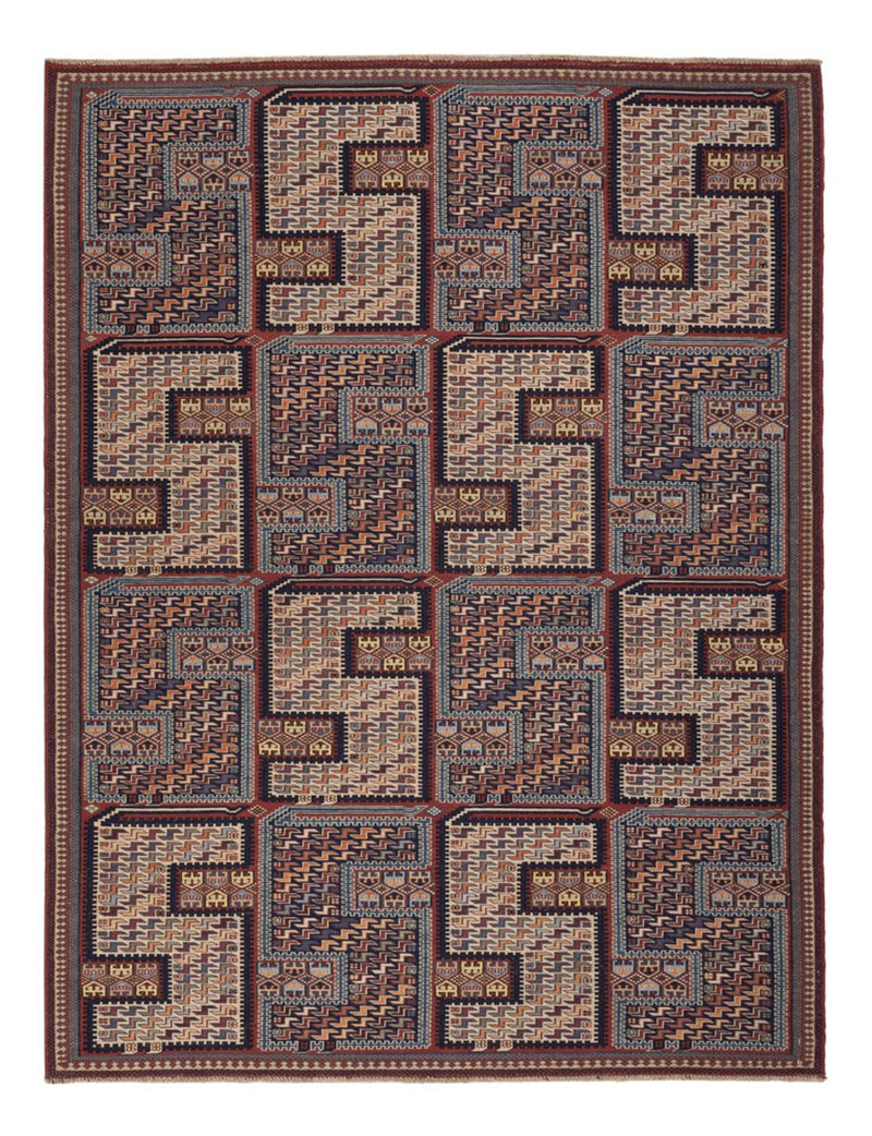 Kelim Rug - Oriental - Soumak - 209 x 166 cm - dark beige