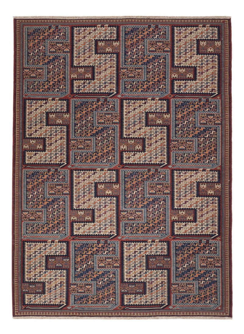Kelim Rug - Oriental - Soumak - 215 x 159 cm - dark beige